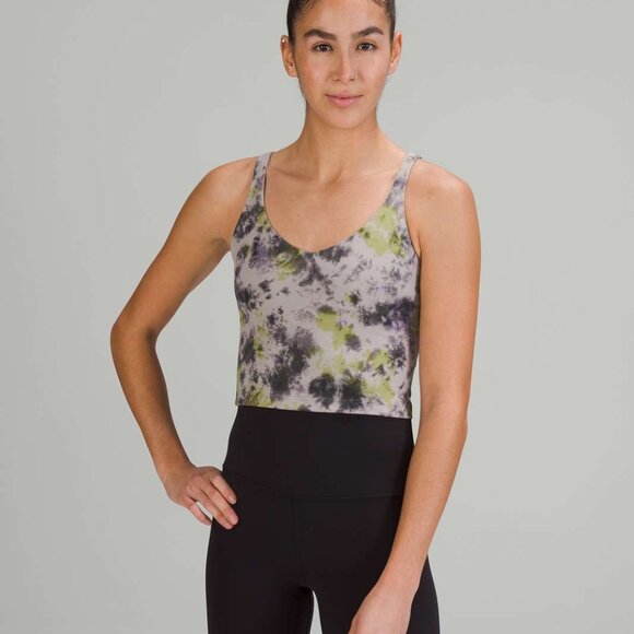 Lululemon Align Tank Top - Radial Tie Dye Mauve Grey Multi - Picture 1 of 5